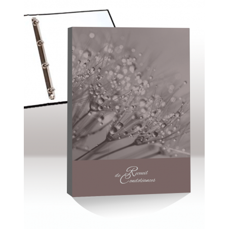 Classeur Registre de condoléances